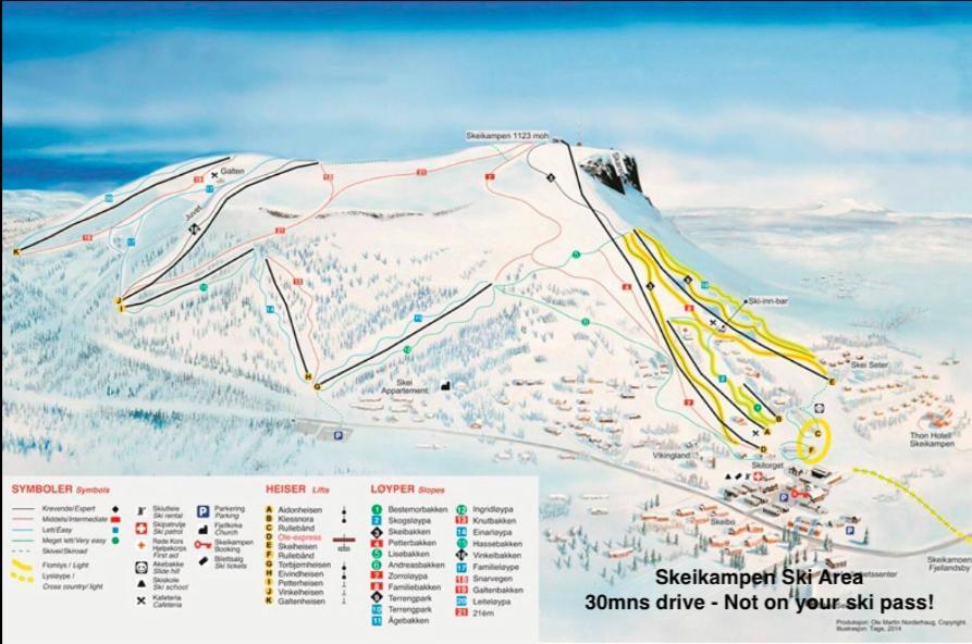 Hafjell Alpinlandsby Apt 88 ภายนอก รูปภาพ